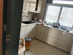 Bathroom in 3 BHK Apartment at Seawoods – for Rent