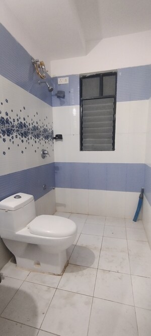 Bathroom in 3 BHK Apartment at Nanded City Asawari, Nanded – for Rent