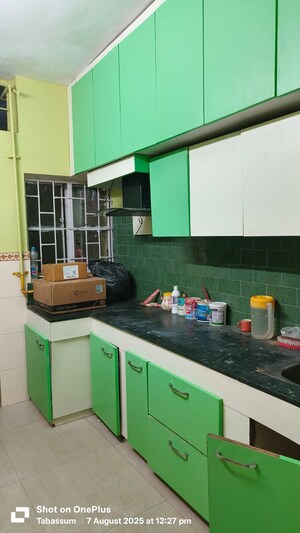 Kitchen in 1.5 BHK Independent House at Gomti Nagar – for Rent