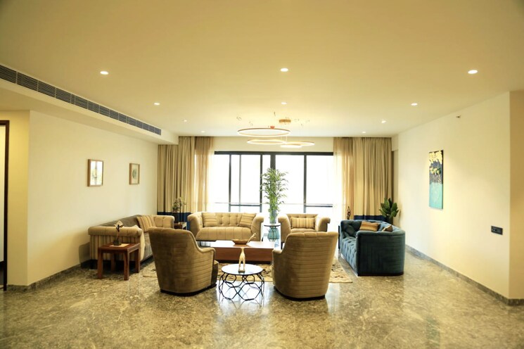 Living Room, maia-pelican-grove 4 Bedroom 3885 Sq.Ft. Apartment In Jakkuru Bangalore 9324265