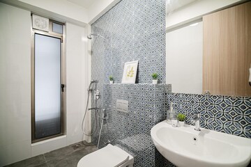 Bathroom in 4 BHK Apartment at Raj Infinia, Malad West – for Sale