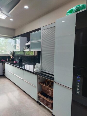 Kitchen in 3 BHK Apartment at Rachana Belvedere Apartment, Aundh – for Rent