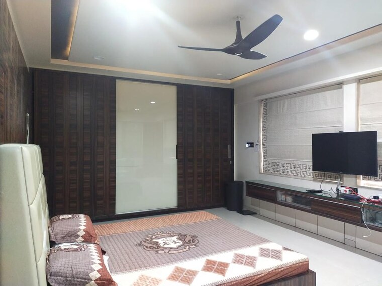 Bedroom, rachana-belvedere-apartment 3 Bedroom 1650 Sq.Ft. Apartment In Aundh Pune 9324311