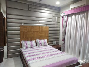 Bedroom in 3 BHK Apartment at Rachana Belvedere Apartment, Aundh – for Rent