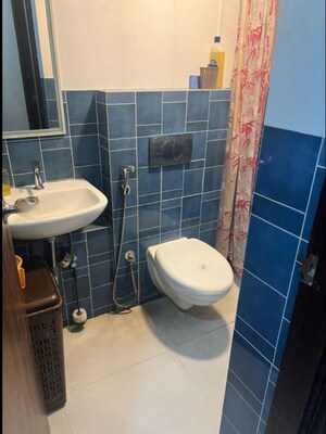 Bathroom in 2 BHK Apartment at Lodha Amara, Kolshet Road – for Rent