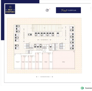 Floor Plan in 1 BHK Apartment at Pushpak Nagar – for Sale