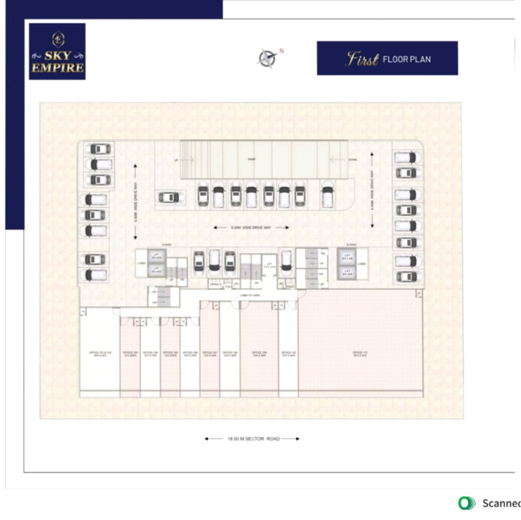 Floor Plan, pushpak nagar 1 Bedroom 683 Sq.Ft. Apartment In Pushpak Nagar Navi Mumbai 9324359