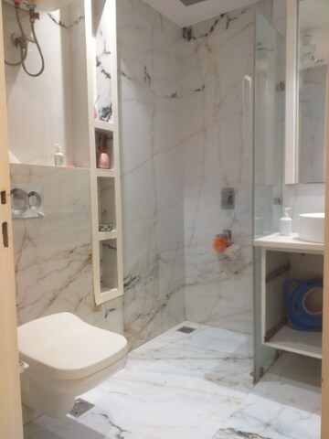Bathroom in 3 BHK Builder Floor at East Patel Nagar – for Rent