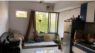 Living Room in 1 BHK Apartment at Lodha Crown Quality Homes, Majiwada – for Rent