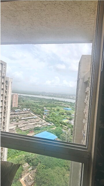 Balcony in 2 BHK Apartment at Lodha Amara, Kolshet Road – for Rent