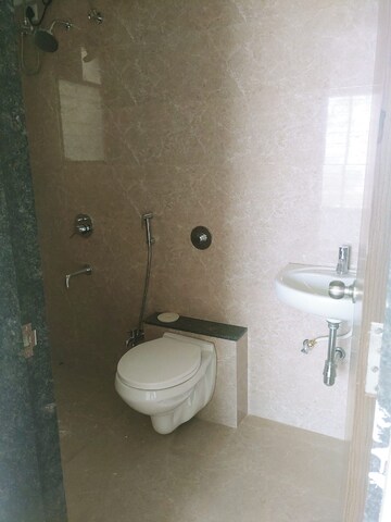 Bathroom in 3 BHK Apartment at Suyog Padmavati Hills, Bavdhan – for Rent