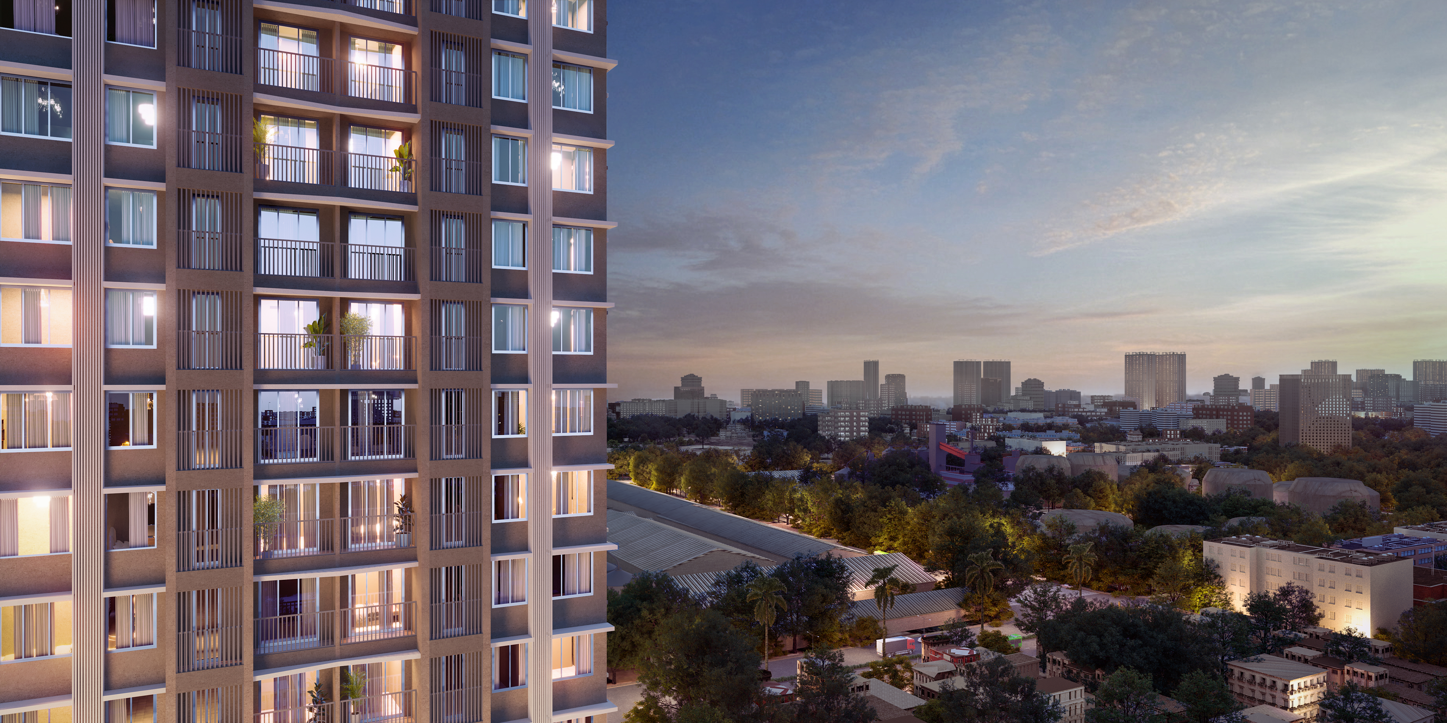 1 BHK + Extra Room Apartment For Rent in Ajmera Crosstown One