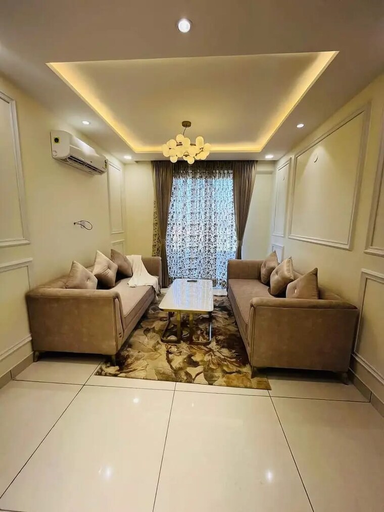 Living Room, the-suman-marvelous 3 Bedroom 1745 Sq.Ft. Apartment In Ramgarh Bhudda Zirakpur 9324489
