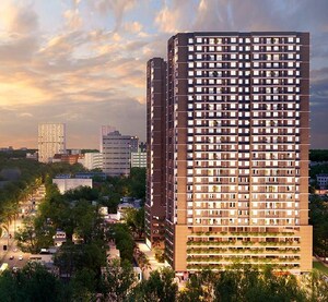 1 BHK Apartment – Exterior View View at Ajmera Crosstown One, Kalyan West - for Rent