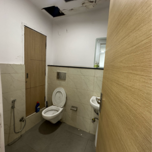Bathroom in  Office Space at JMD Megapolis, Tikri – for Rent