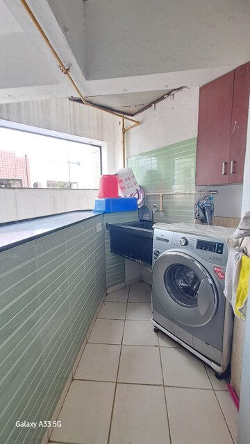 Kitchen in 3 BHK Apartment at Nandan Vatsalya Vihar, Aundh – for Sale