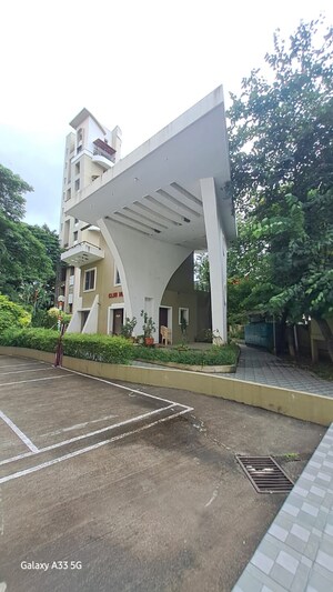 Balcony in 3 BHK Apartment at Nandan Vatsalya Vihar, Aundh – for Sale