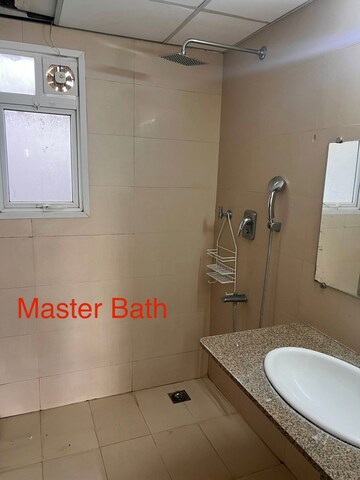 Bathroom in 3 BHK Apartment at RMZ Galleria, Yelahanka – for Rent