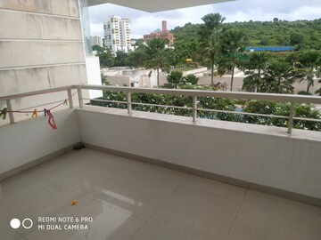 Balcony in 3 BHK Apartment at Goel Ganga Utopia, Bavdhan – for Rent
