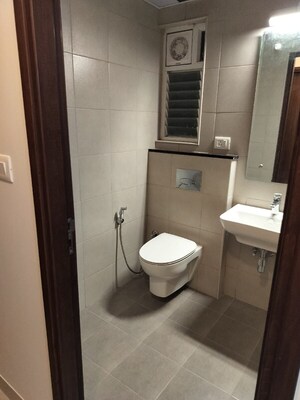 Bathroom in 2 BHK Apartment at Adarsh Greens, Kogilu – for Rent