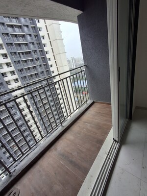 Balcony in 2 BHK Apartment at Ajmera Crosstown One, Kalyan West – for Rent