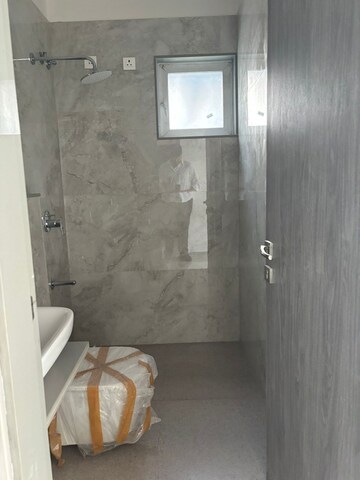 Bathroom in 2 BHK Apartment at Golden Gate CHS, Kandivali West – for Rent