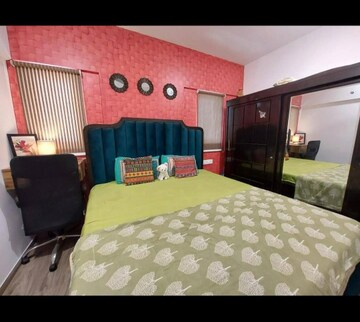 Bedroom in 1 BHK Apartment at Hermes Heritage Homes, Shastrinagar – for Rent
