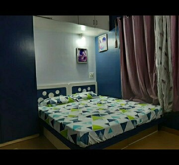 Bedroom in 2 BHK Apartment at Marvel Citrine, Kharadi – for Rent