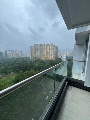 Balcony in 2 BHK Apartment at Courtyard by Narang Realty and The Wadhwa Group, Pokhran Road No Two – for Rent