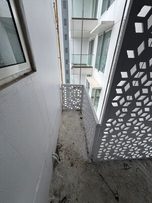 Balcony in 2 BHK Apartment at Courtyard by Narang Realty and The Wadhwa Group, Pokhran Road No Two – for Rent