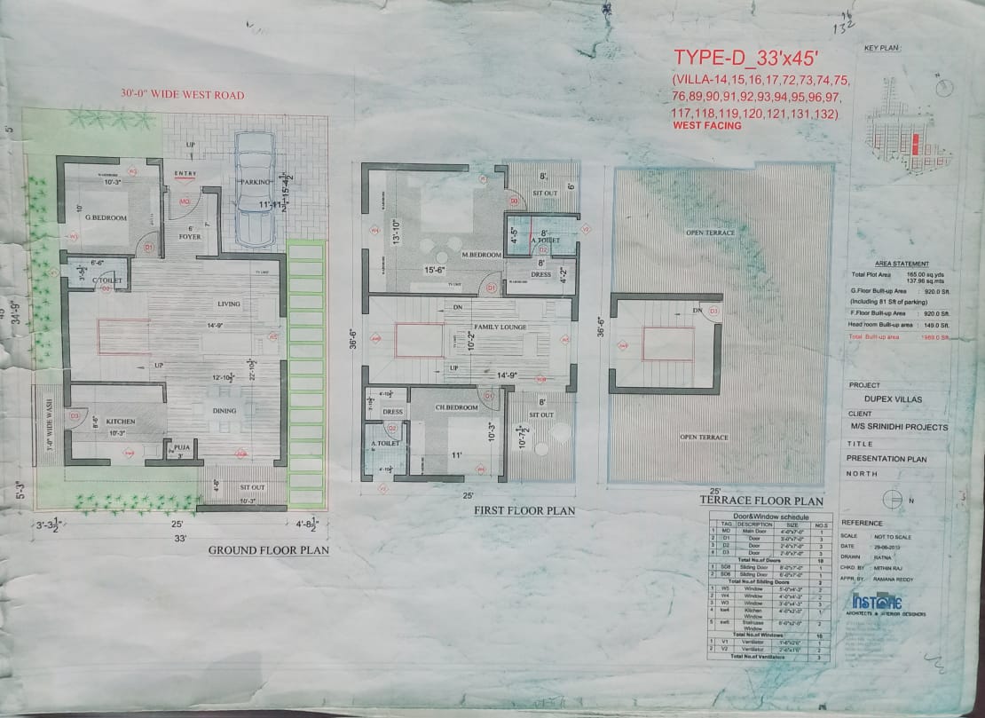 3 BHK + Pooja Room 2189 Sq.Ft. Villa in Srinidhi Hill Park