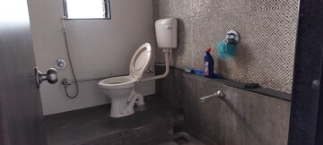 Bathroom in 3 BHK Apartment at Kirti Crest Avenue, Baner – for Rent
