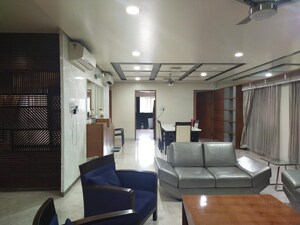 Living Room in 3.5 BHK Apartment at Rachana Belvedere Apartment, Aundh – for Rent