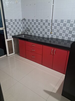 Kitchen in 1 BHK Apartment at Romell Shraddha, Borivali West – for Rent
