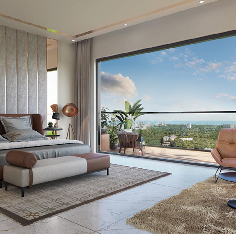Bedroom, runwal-lands-end 1 Bedroom 391 Sq.Ft. Apartment In Kolshet Thane 9324851