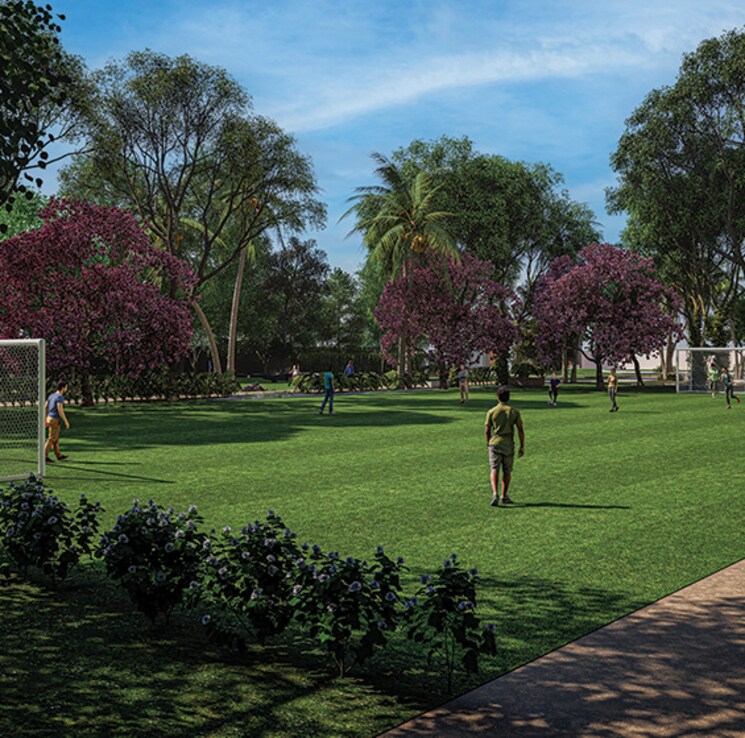 Garden, runwal-lands-end 2 Bedroom 543 Sq.Ft. Apartment In Kolshet Thane 9324862