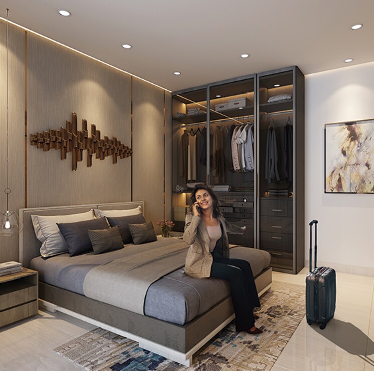 Living Room, runwal-lands-end 2 Bedroom 543 Sq.Ft. Apartment In Kolshet Thane 9324862