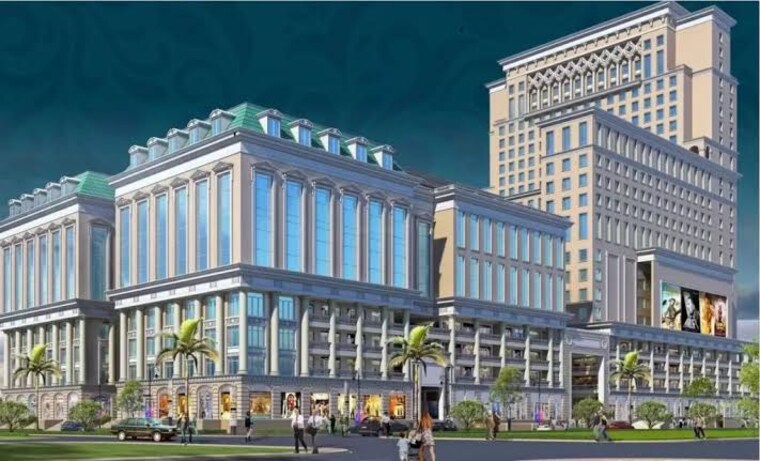 Exterior View, pks-town-central Commercial Office Space 852 Sq.Ft. In Sector 16b Greater Noida Greater Noida 9324872