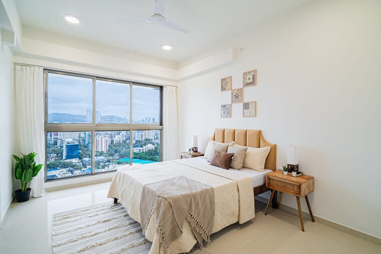 Bedroom, raj-infinia 4 Bedroom 2300 Sq.Ft. Apartment In Malad West Mumbai 9324879