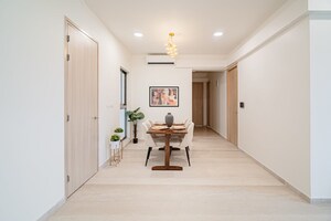 Living Room in 4 BHK Apartment at Raj Infinia, Malad West – for Sale