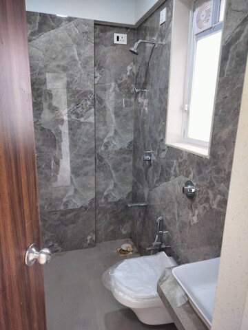 Bathroom in 2 BHK Apartment at Chaitanya Anand Lunkhod CHSL, Andheri West – for Rent