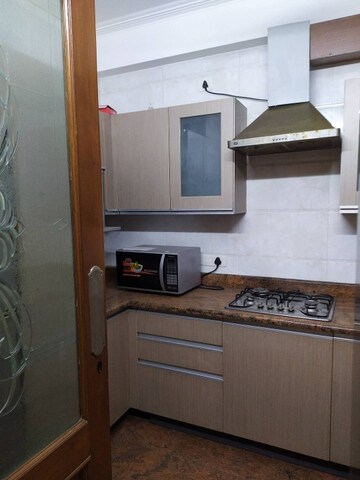 Kitchen in 3 BHK Builder Floor at Greater Kailash I – for Rent