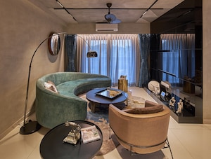 Living Room in 3 BHK Apartment at Purva Atmosphere, Keshav Nagar – for Sale