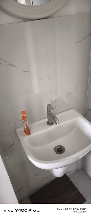 Bathroom in 1 BHK Apartment at Runwal Gardens Phase I, Dombivli East – for Rent