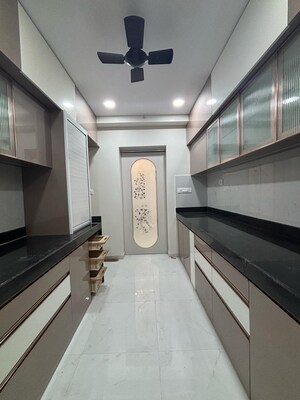 Kitchen in 3 BHK Apartment at Runwal Gardens Phase I, Dombivli East – for Sale