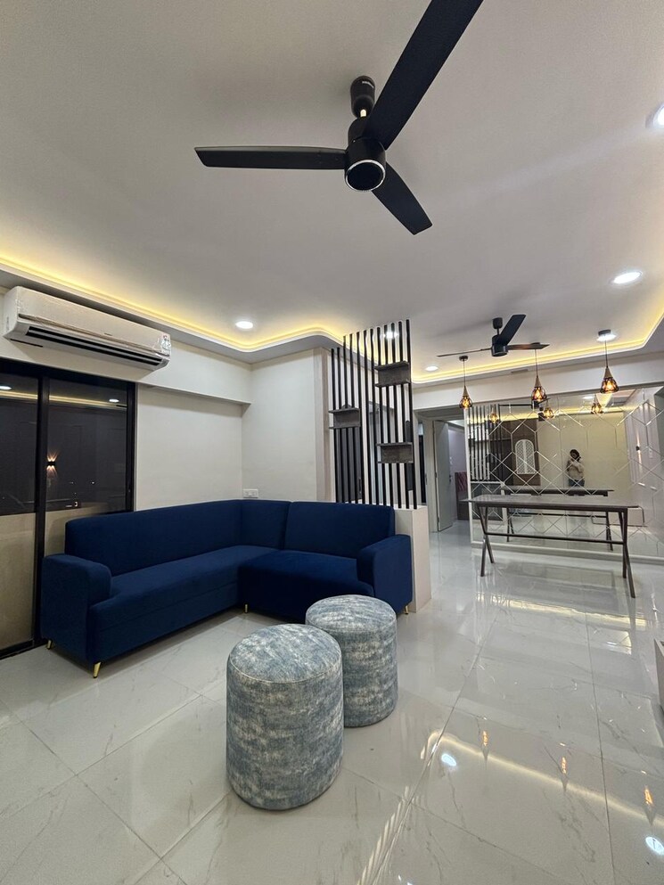 Living Room, runwal-gardens-phase-i 3 Bedroom 904 Sq.Ft. Apartment In Dombivli East Thane 9325045