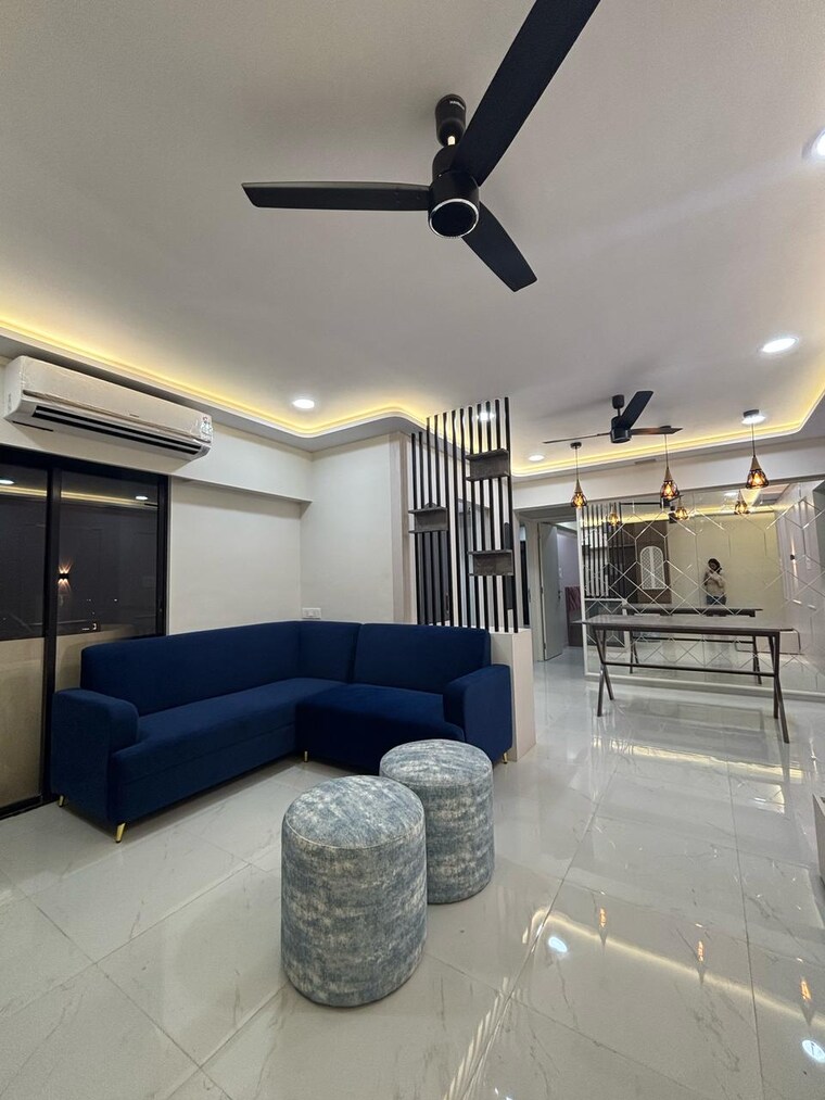 Living Room, runwal-gardens-phase-i 3 Bedroom 904 Sq.Ft. Apartment In Dombivli East Thane 9325045