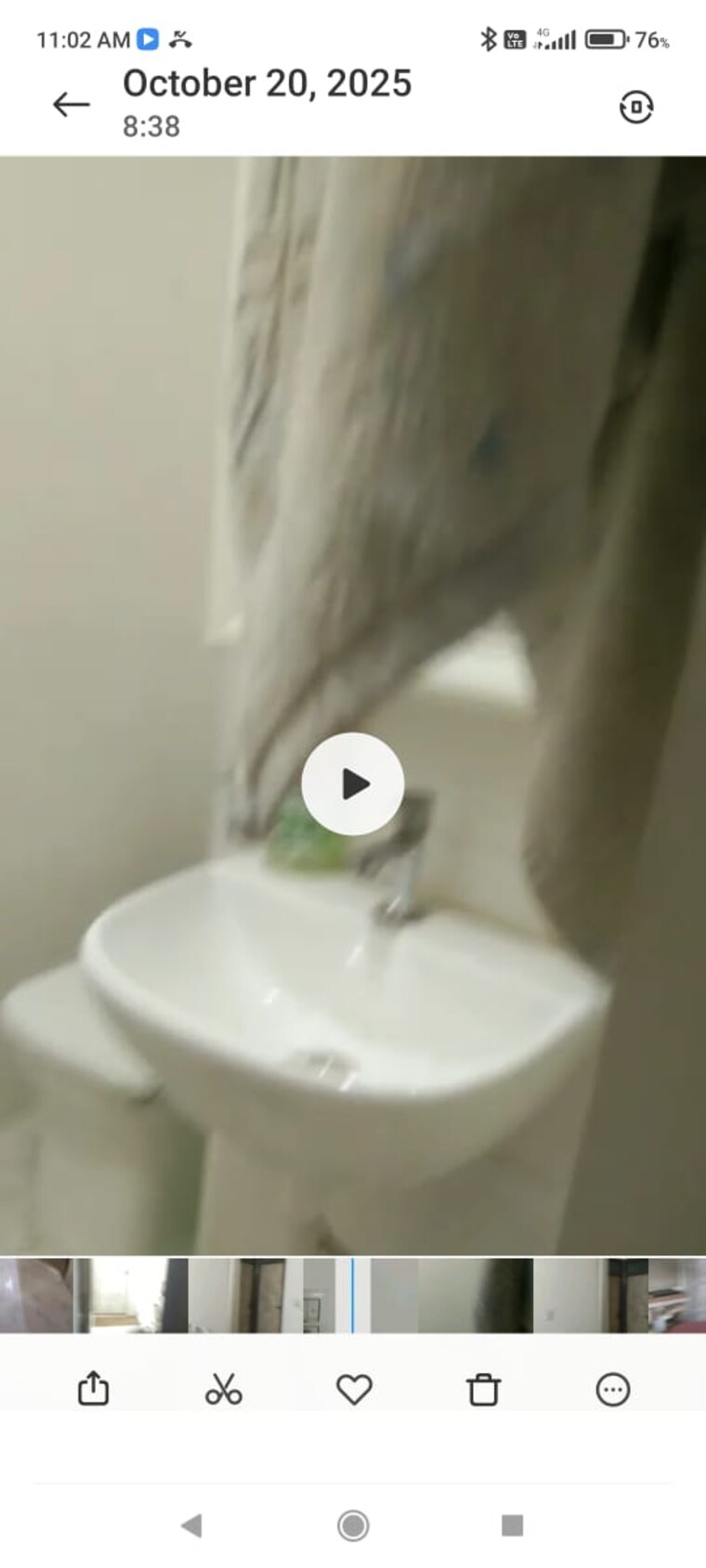 Bathroom, sukhdev vihar 1.5 Bedroom 700 Sq.Ft. Builder Floor In Sukhdev Vihar Delhi 9325124