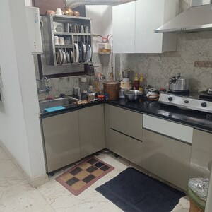 Kitchen in 2 BHK Builder Floor at Saket – for Rent
