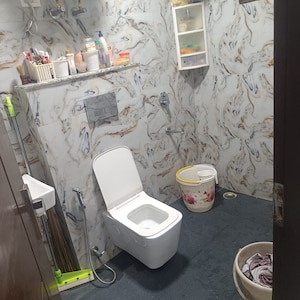 Bathroom in 2 BHK Builder Floor at Saket – for Rent